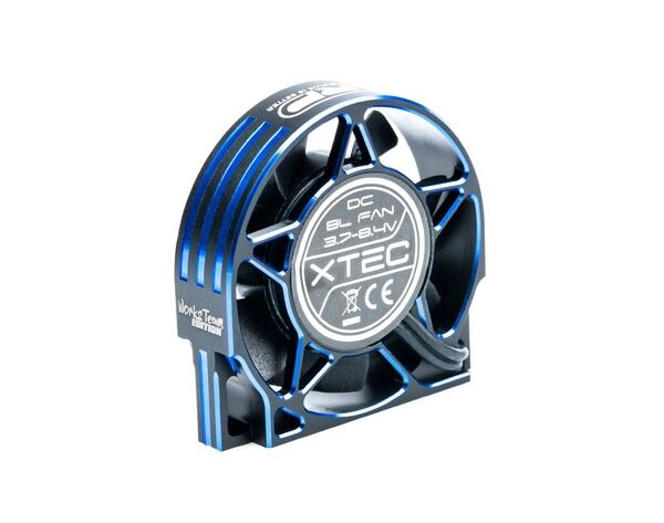 LRP WorksTeam Aluminium Super High Rev Fan V2 40x40x10mm 4.8V-7.2V (Receiver Connector) - immagine 2