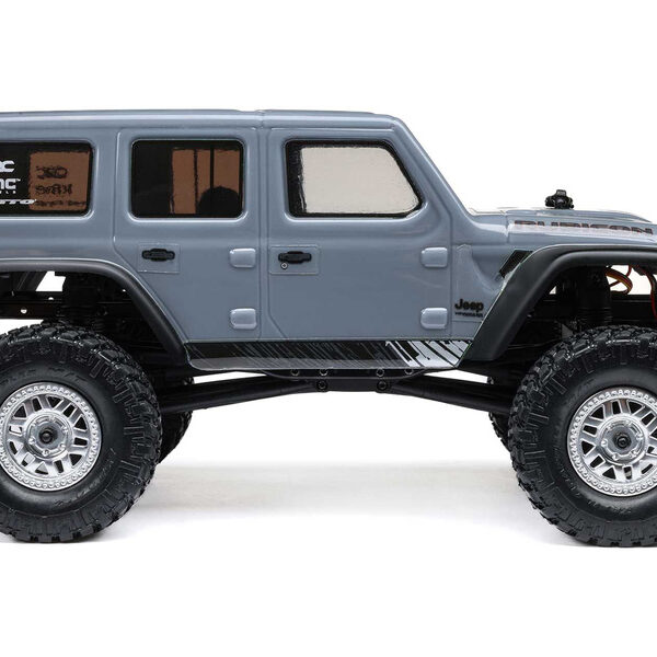 Axial 1/24 SCX24 Jeep Wrangler JLU 4WD Rock Crawler Brushed RTR (Grey) - immagine 5