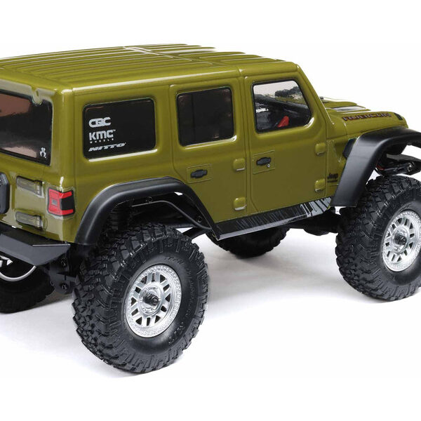 Axial 1/24 SCX24 Jeep Wrangler JLU 4WD Rock Crawler Brushed RTR (Green) - immagine 9