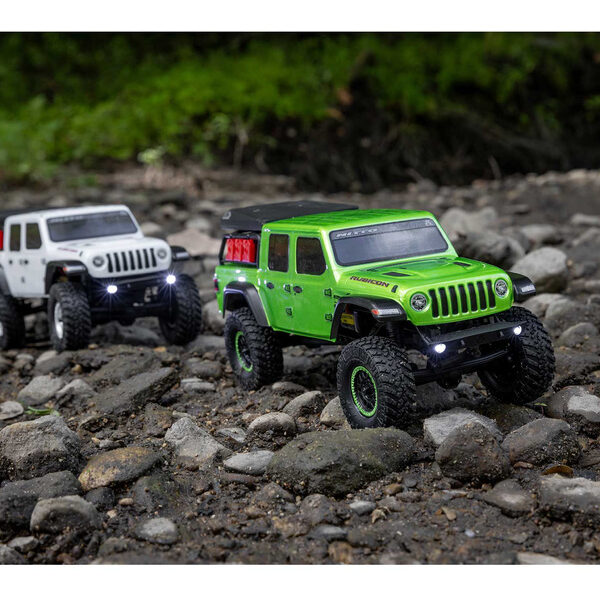 Axial 1/24 SCX24 Jeep Gladiator 4WD Rock Crawler Brushed RTR (White) - immagine 3