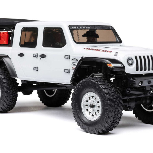 Axial 1/24 SCX24 Jeep Gladiator 4WD Rock Crawler Brushed RTR (White) - immagine 17