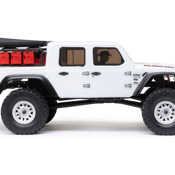 Axial 1/24 SCX24 Jeep Gladiator 4WD Rock Crawler Brushed RTR (White) - immagine 16