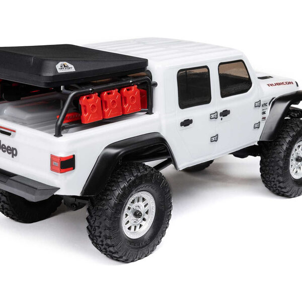 Axial 1/24 SCX24 Jeep Gladiator 4WD Rock Crawler Brushed RTR (White) - immagine 15