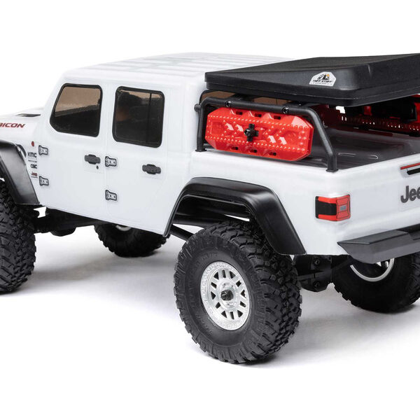 Axial 1/24 SCX24 Jeep Gladiator 4WD Rock Crawler Brushed RTR (White) - immagine 13