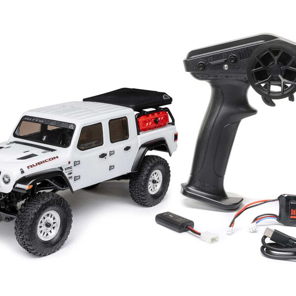 Axial 1/24 SCX24 Jeep Gladiator 4WD Rock Crawler Brushed RTR (White) - immagine 10