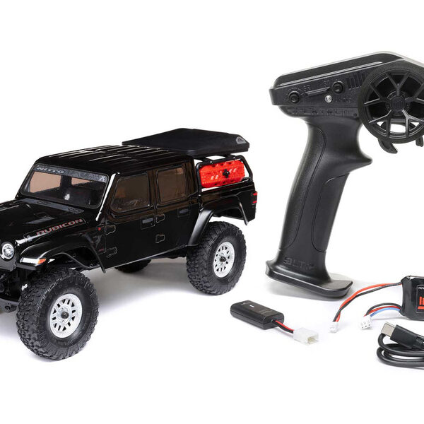 Axial 1/24 SCX24 Jeep Gladiator 4WD Rock Crawler Brushed RTR (Black) - immagine 10